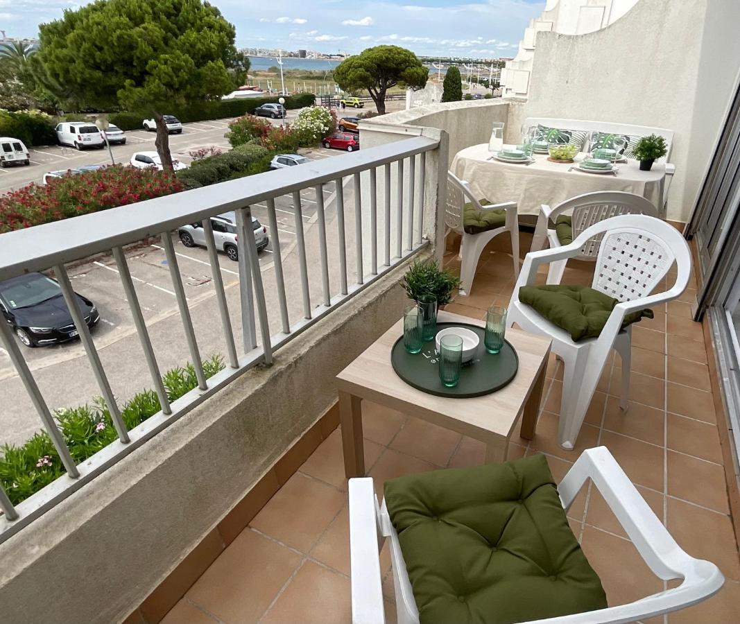 Studio Le Vue Mer Acces Direct A La Plage Parking Prive Clim Belle Terrasse Le Grau-du-Roi Eksteriør billede