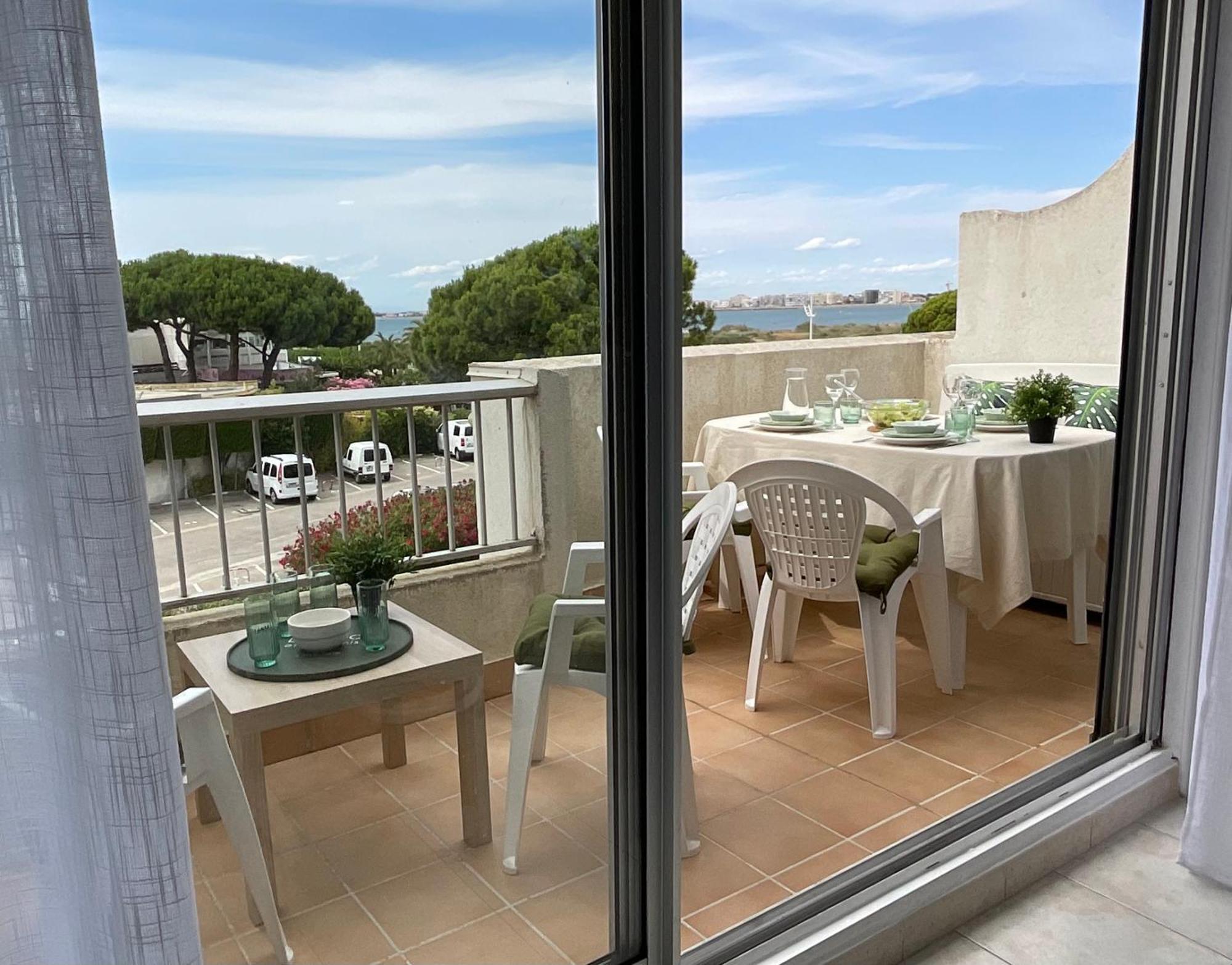 Studio Le Vue Mer Acces Direct A La Plage Parking Prive Clim Belle Terrasse Le Grau-du-Roi Eksteriør billede