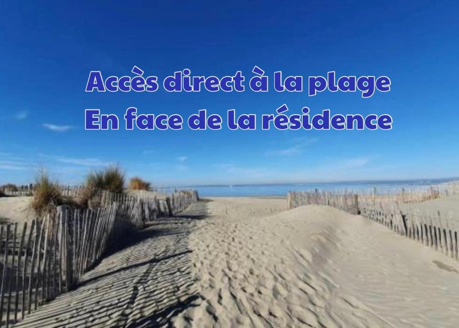 Studio Le Vue Mer Acces Direct A La Plage Parking Prive Clim Belle Terrasse Le Grau-du-Roi Eksteriør billede